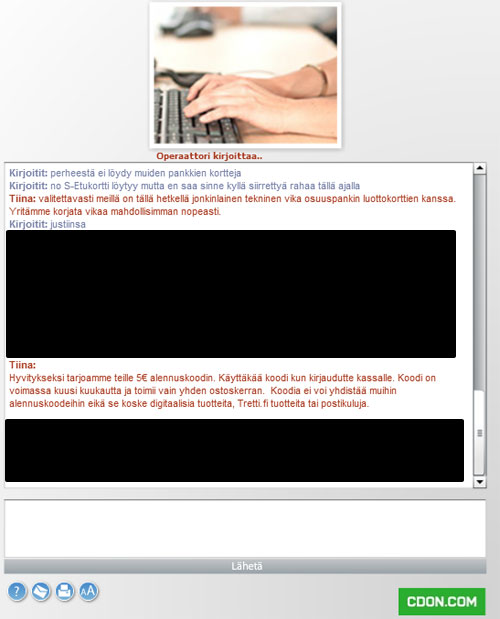 CDON.com asiakaspalvelu