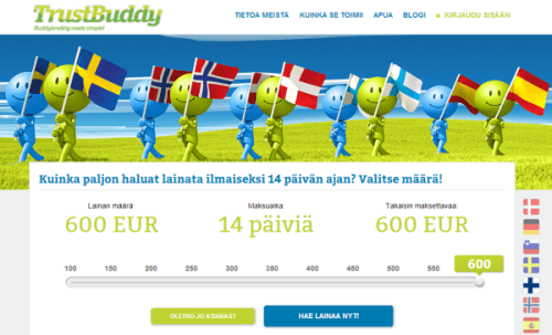 Trustbuddy.comin etusivu