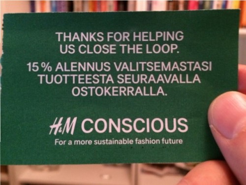 H&M:n 15 % alennuskuponki