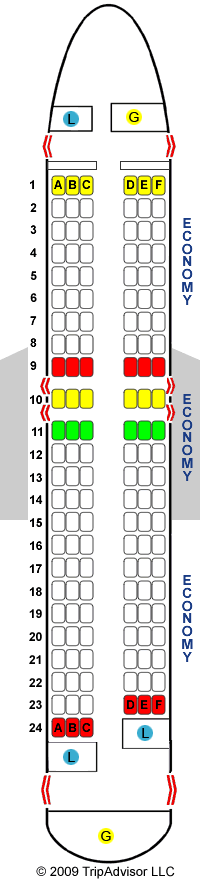 SAS:n Airbus 319 -koneen parhaat istumapaikat