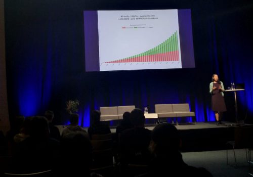 Jasmin Hamid sijoitusmessuilla