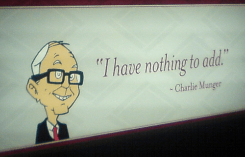 Charlie Munger on samaa mieltä