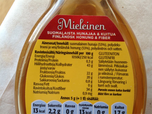 Mieleinen hunaja vai epämiellyttävä lisäaine?