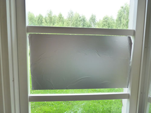 Vaihe 9: Ensimmäinen ikkunaruutu valmiina