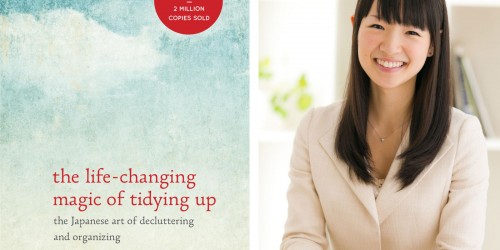 KonMari-kirja ja menetelmän kehittäjä Marie Kondo