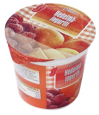 S-Marketin oma Rainbow-merkkinen jogurtti